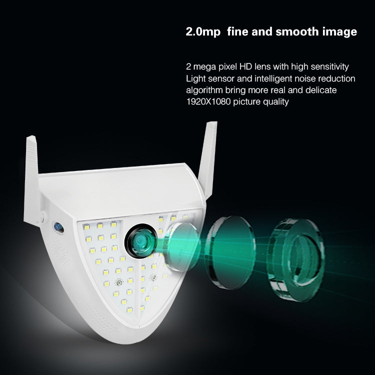 DP16 2.0 Megapixel 42 LEDs Garden Light Smart Camera, Support Motion Detection / Night Vision / Voice Intercom / TF Card, AU Plug, DP16 DP16 2.0 Megapixel 42 LEDs Garden Light Smart Camera, Support Motion Detection / Night Vision / Voice Intercom / TF Card, AU Plug, DP16